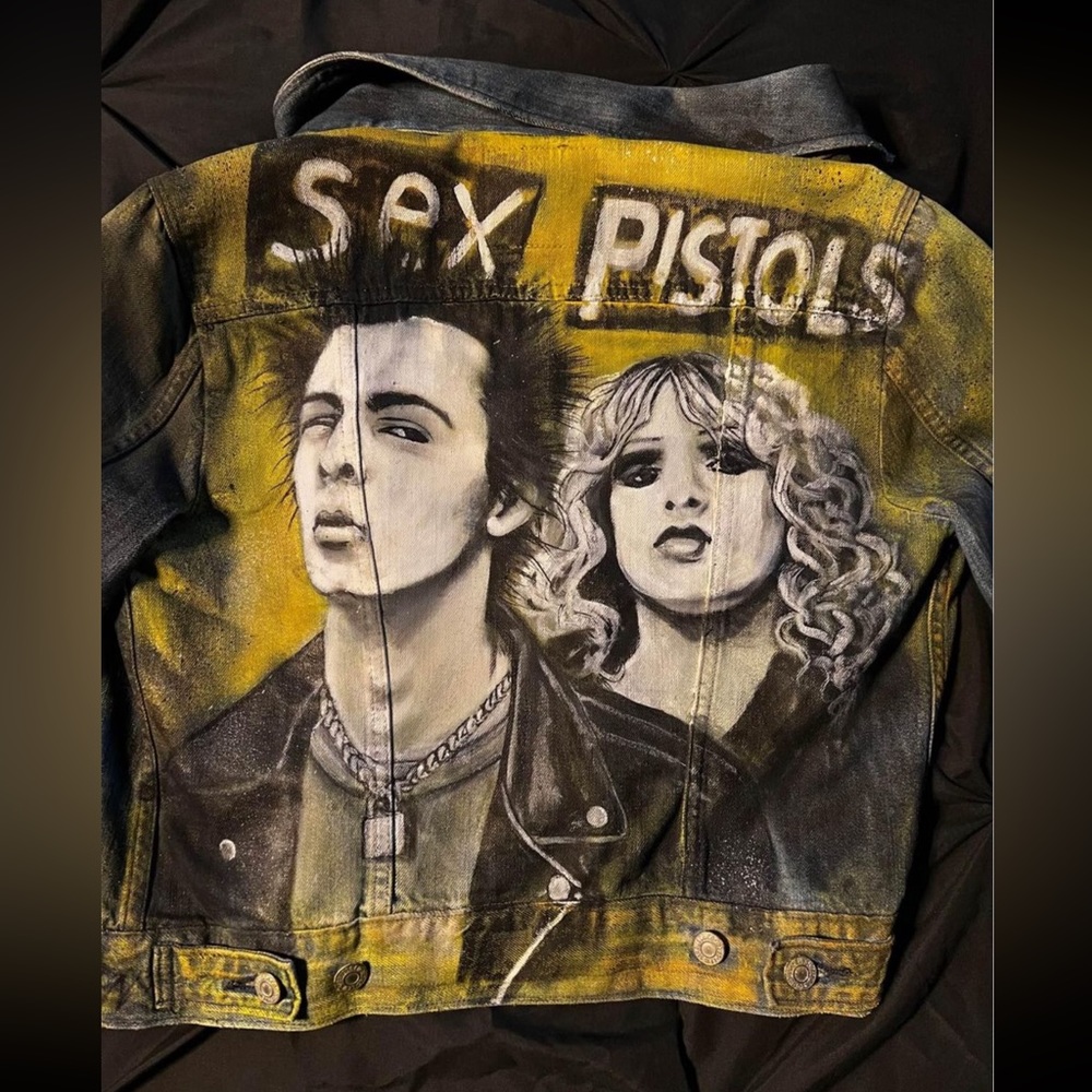 Painted Levi’s Denim Jacket